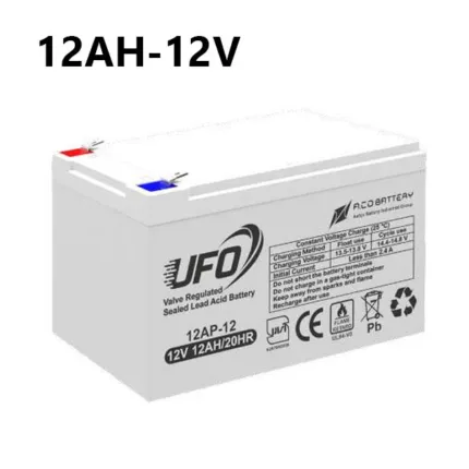 باتری ضد اشتعال 12 ولت 12 آمپر UFO