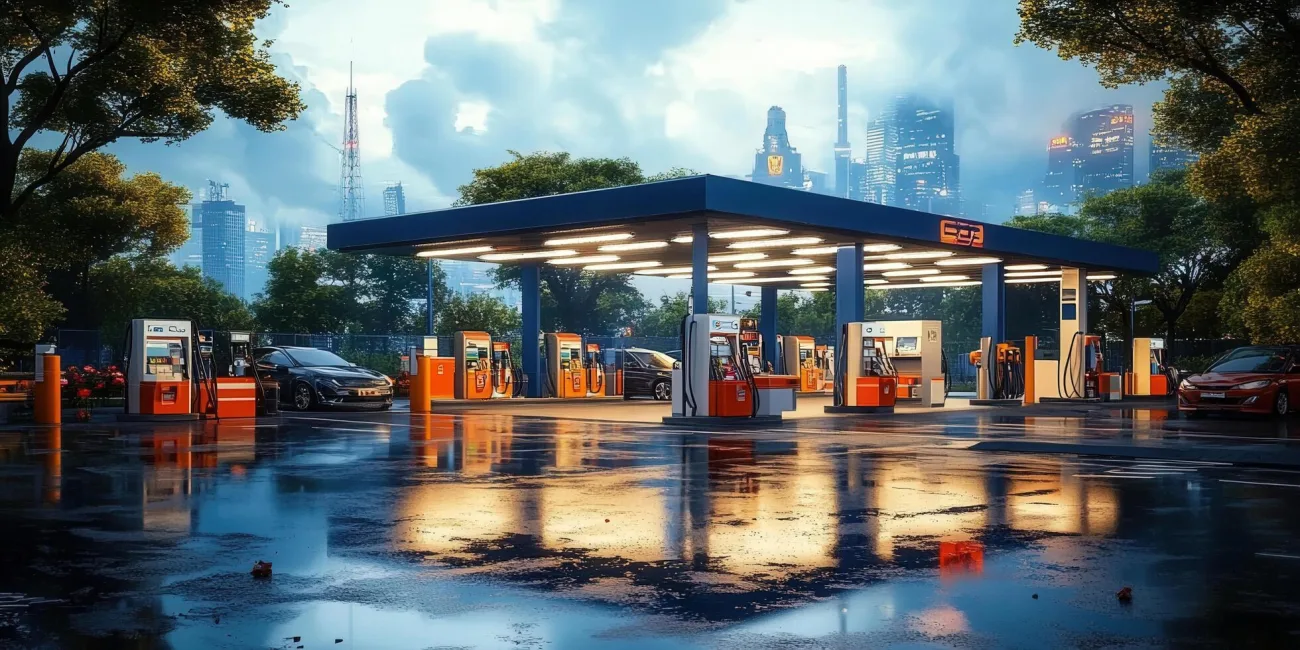 دیسپنسر cng جایگاه سوخت